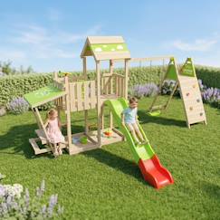 Jouet-Jeux de plein air-Aires de jeux-Aire de jeux avec toboggan 2,20 m zesty xpression xl - 14 enfants
