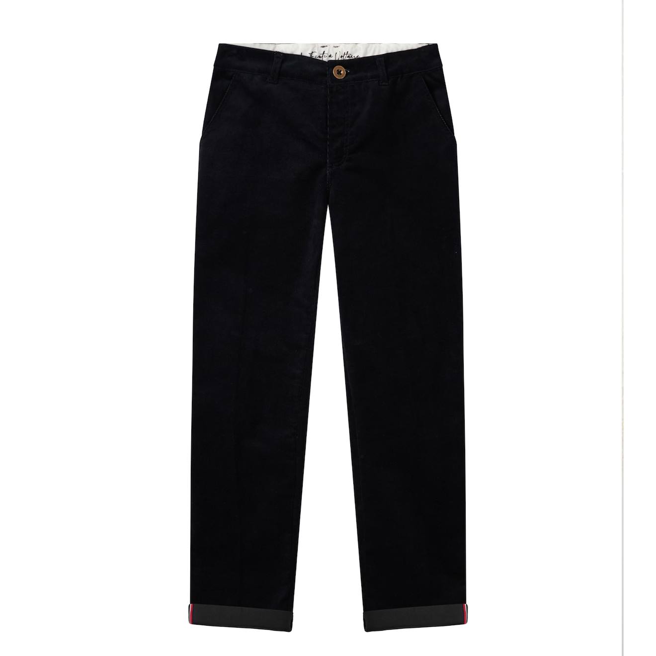 Pantalon Velours Coupe Chino Sainclair Noir 34 €