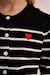 Gilet rayé Black/offwhite+Offwhite/navy blue 5 - vertbaudet enfant 