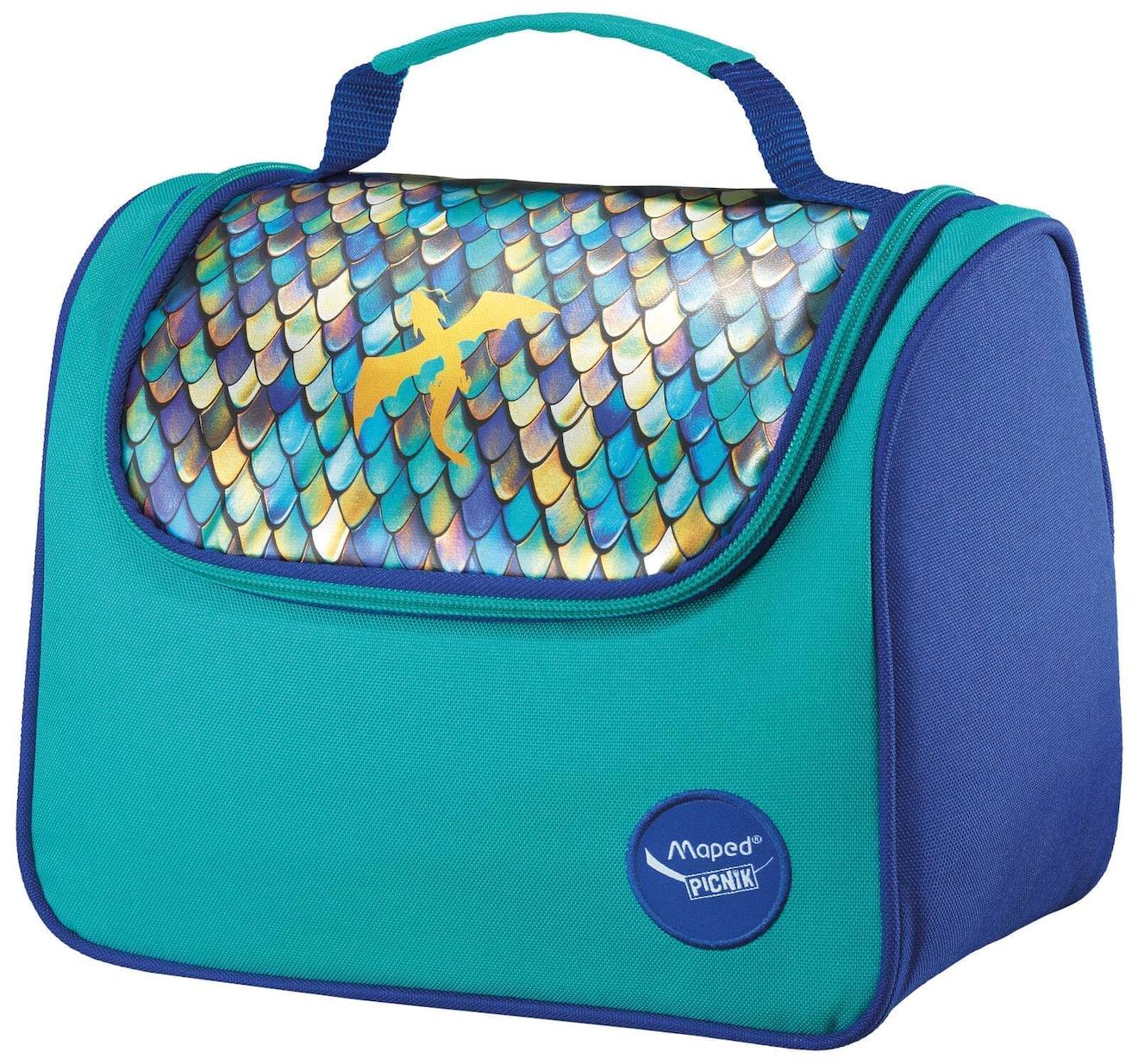 Sac À Déjeuner Avec Bandoulière Bleu