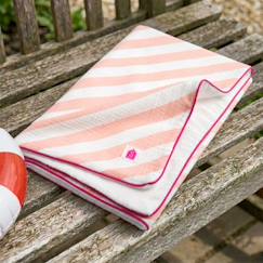 Linge de maison et décoration-Serviette de bain / plage double gaze de coton imprimé