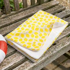 Linge de maison et décoration-Serviette de bain / plage double gaze de coton imprimé