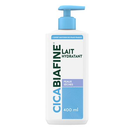 Biafine - Cica - Lait Hydratant (flacon-pompe De 400 Ml) – Lait Corps Pour Peaux Sèches – Lait Soin Réparateur Pour Une Hydratation Multicolore