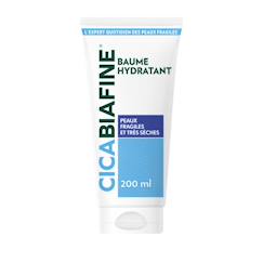 Puériculture-Cica – baume hydratant (tube de 200 ml) – soin hydratant quotidien pour peaux fragiles et très sèches – baume corps avec