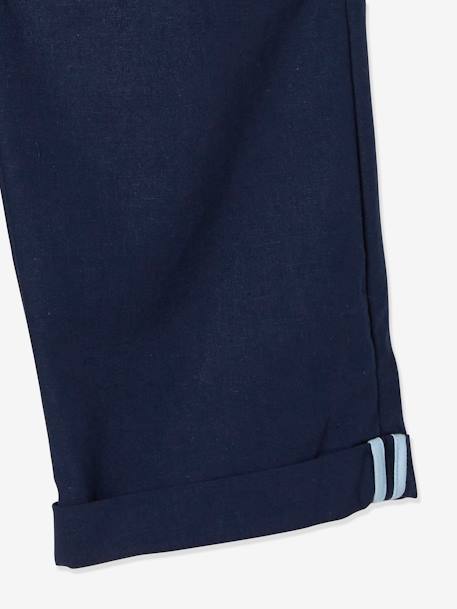 Bermuda garçon cérémonie en coton/lin beige+beige clair+bleu+marine foncé+vert sauge 26 - vertbaudet enfant 