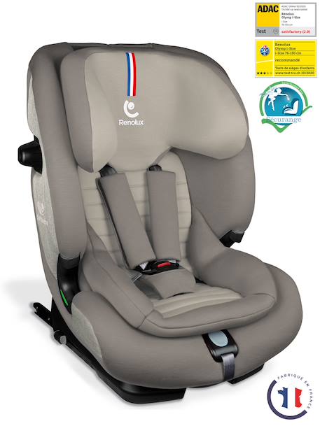 Renolux - Siège Auto Isofix R129 I-size 76-150 Cm Softness® Olymp Cappuccino