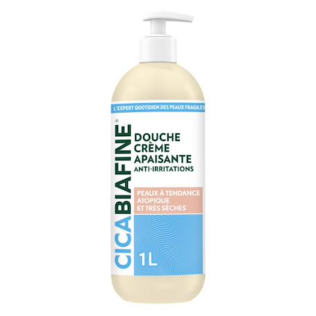 Biafine - Cica - Douche Crème Apaisante Anti-irritations (flacon-pompe D'1 L) – Gel Douche Pour Peaux Très Sèches À Tendance Atopiq Multicolore