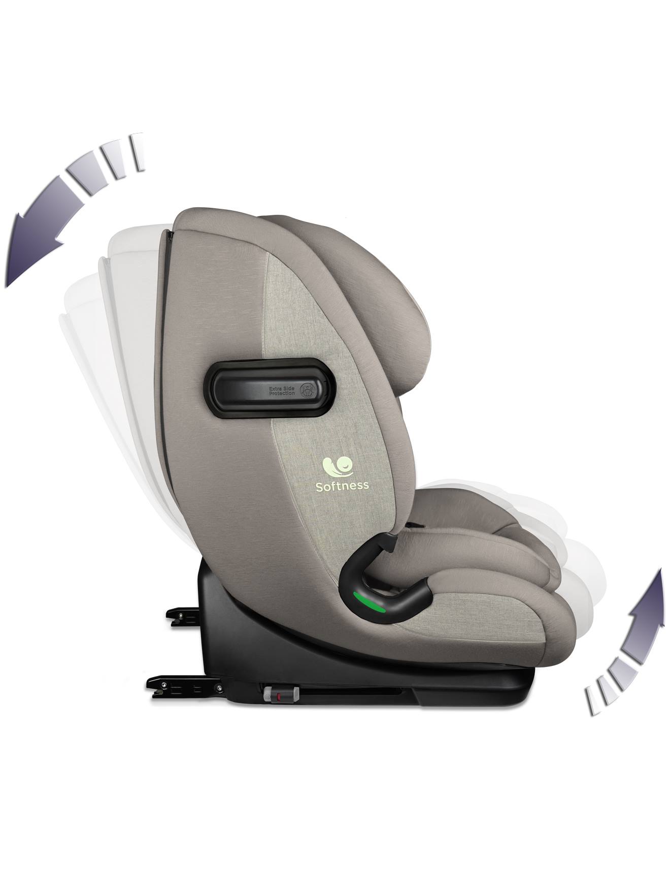 Siège Auto Isofix R129 I-size 76-150 Cm Softness® Olymp Cappuccino (Renolux) - Image 2