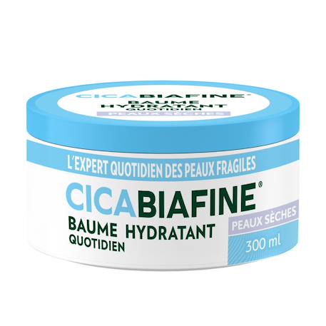 Biafine - Cica – Baume Hydratant Quotidien (pot De 300 Ml) – Soin Corps Pour Peaux Sèches Et Sensibles – Hydratation Intense 72h Multicolore