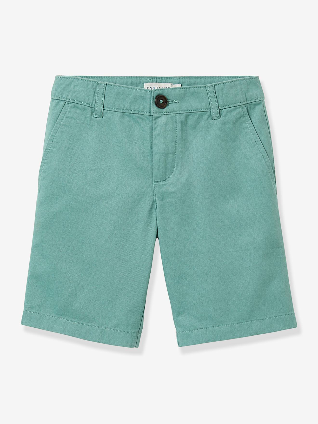 Short Chino Enfant Vert Sauge