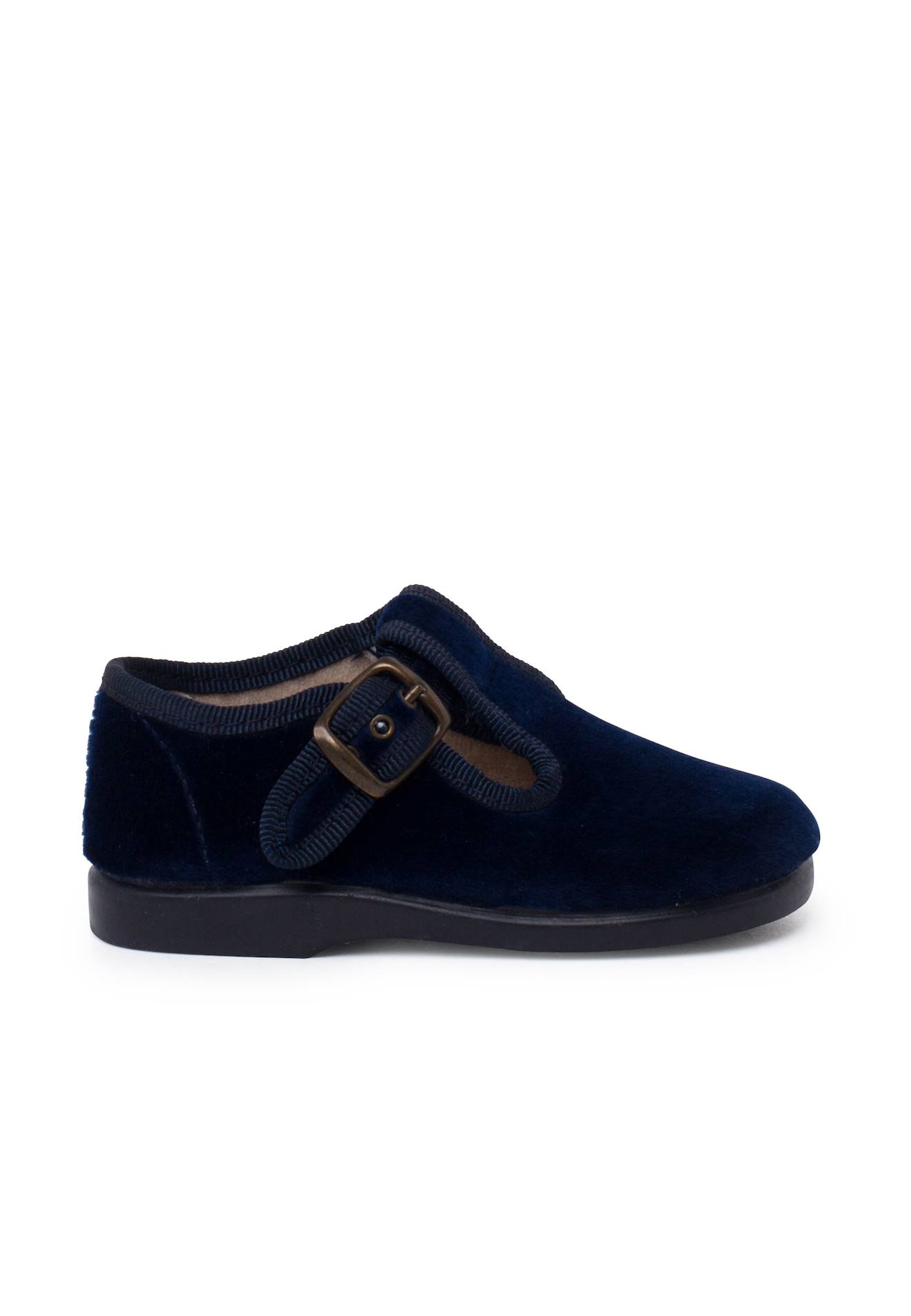 Salomés Velours Boucle Bleu Marine