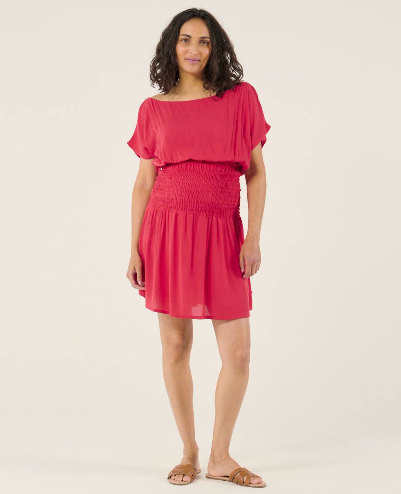 Robe D'allaitement Carmen Framboise Robe D'allaitement Carmen Framboise