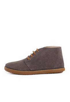Chaussures-Botte fendue style safari contrasté