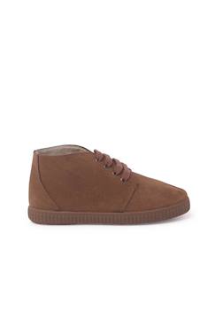 Chaussures-Chaussures bébé 17-26-Marche fille 19-26-Bottes fourrées pour enfant à lacets