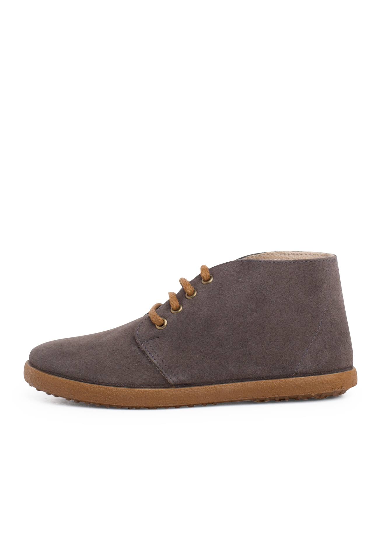 Botte Fendue Style Safari Contrasté Gris Botte Fendue Style Safari Contrasté Gris