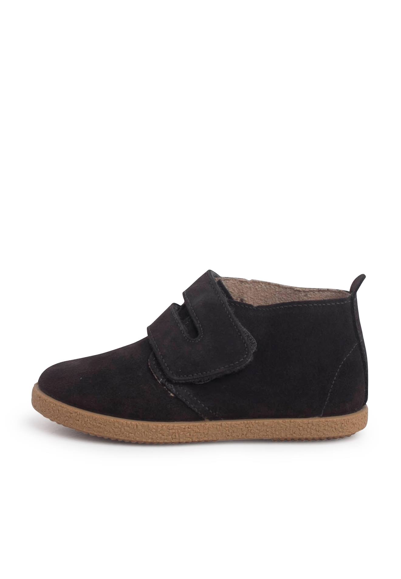 Bottes En Suéde Avec Large Bande Adhésive Gris Bottes En Suéde Avec Large Bande Adhésive Gris