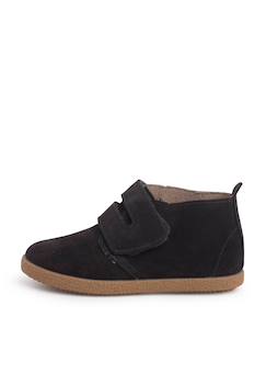 Chaussures-Chaussures fille 23-38-Bottes en suéde avec large bande adhésive