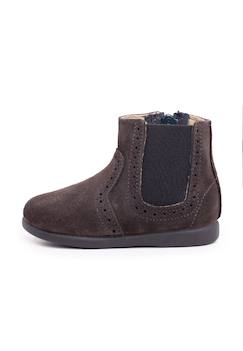 Chaussures-Chaussures fille 23-38-Bottines zippées et élastiques fille