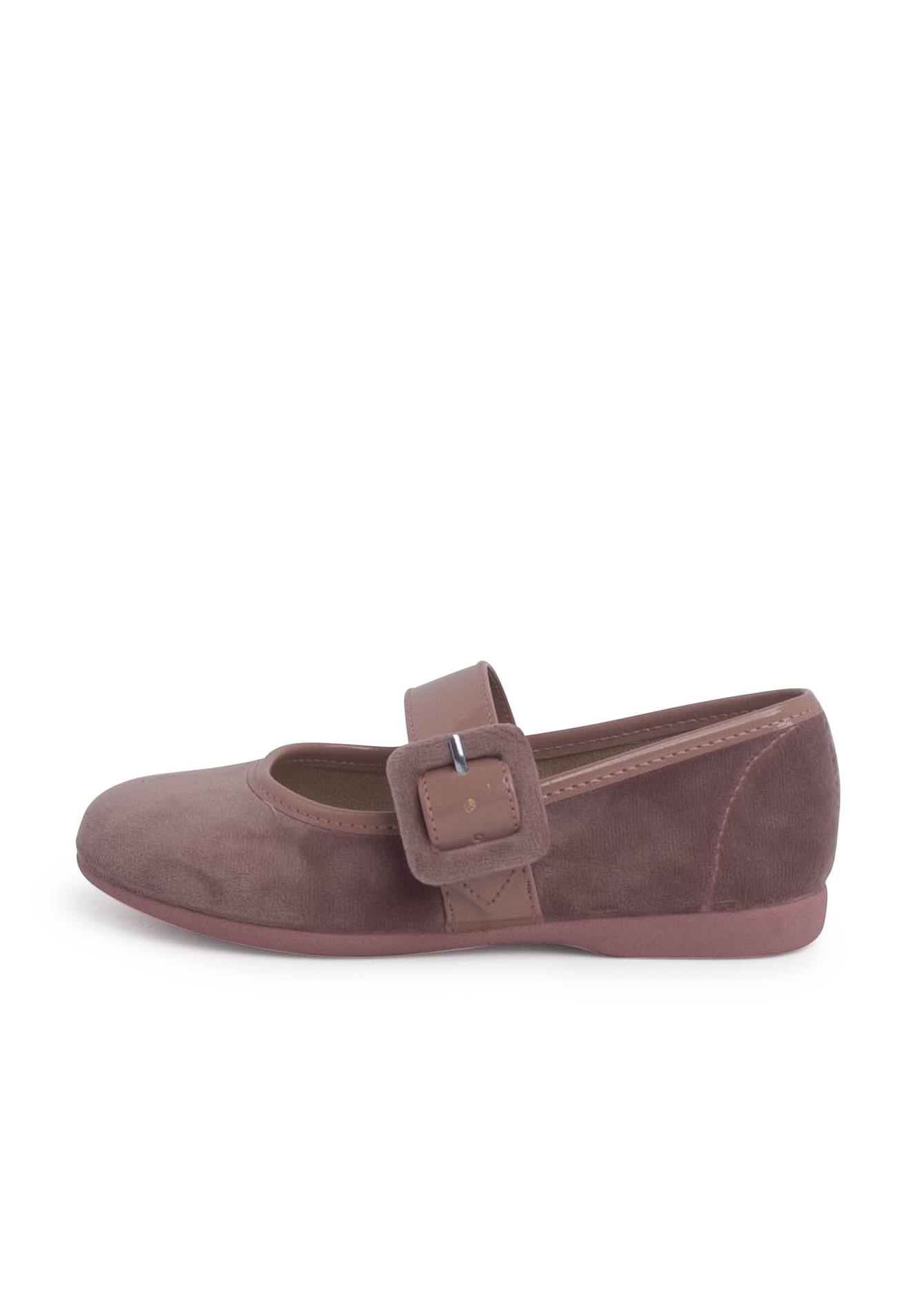 Velours Chaussures Babies Large Bracelet En Cuir Verni Rose Pâle