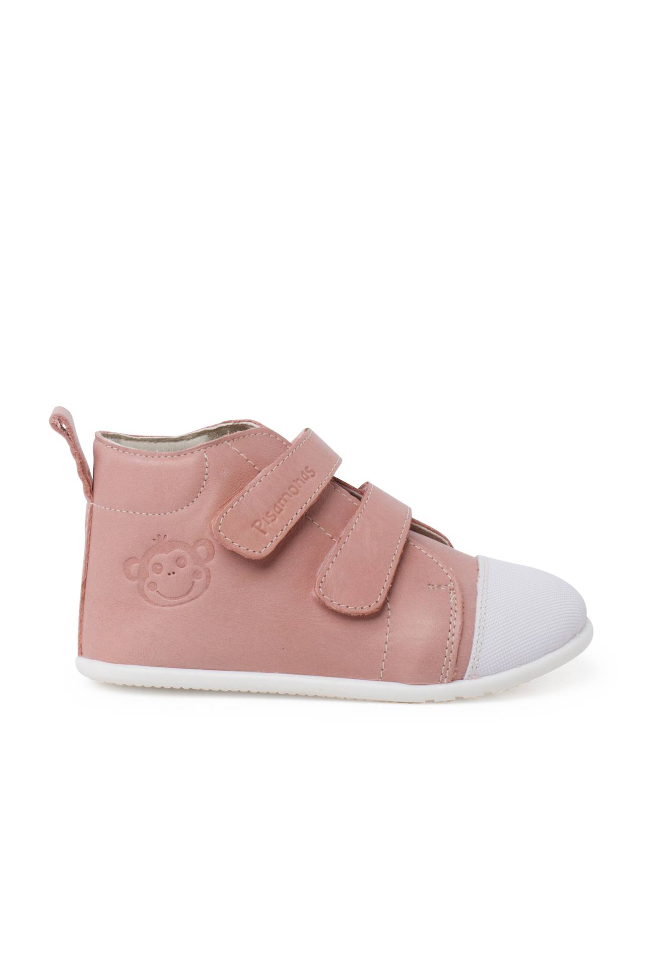 Bottine Sport En Cuir À Bout Blanc Rose Bottine Sport En Cuir À Bout Blanc Rose
