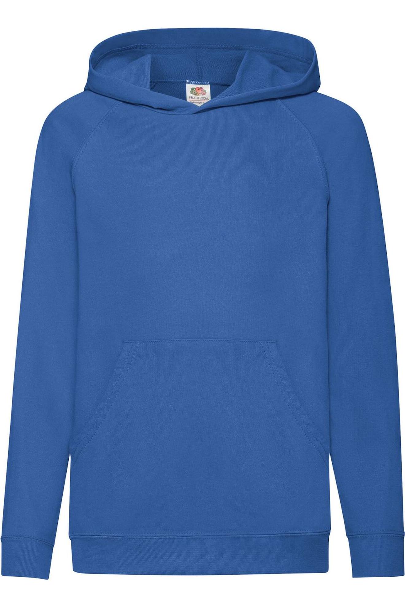 Sweat À Capuche Coton Bleu Roi