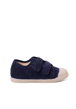 Chaussures-Chaussures garçon 23-38-Baskets en velours côtelé avec bout en caoutchouc et double fermeture