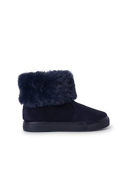 Chaussures-Chaussures fille 23-38-Bottes à col roulé en fourrure pour fille
