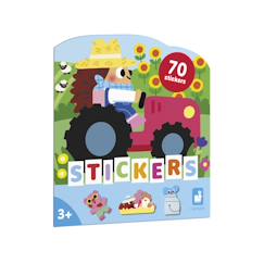 Jouet-Cahier de stickers le ferme dès 18 mois