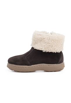 Chaussures-Chaussures fille 23-38-Botte de sport avec fermeture éclair et semelle en peau de mouton