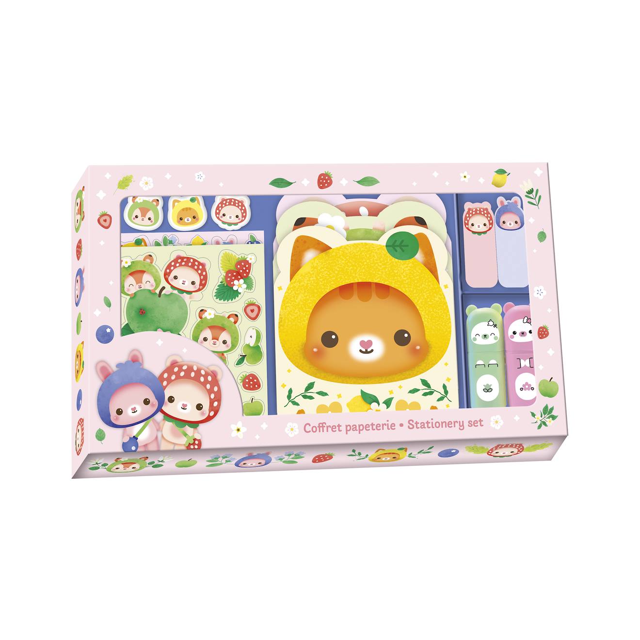 Coffret Papeterie Complet Multicolore Coffret Papeterie Complet Multicolore