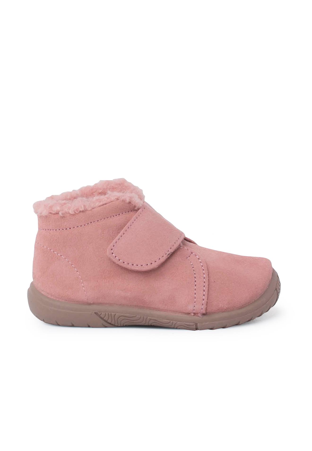 Botte Avec Col En Laine D'agneau Et Sangle D'enfilage Rose Botte Avec Col En Laine D'agneau Et Sangle D'enfilage Rose