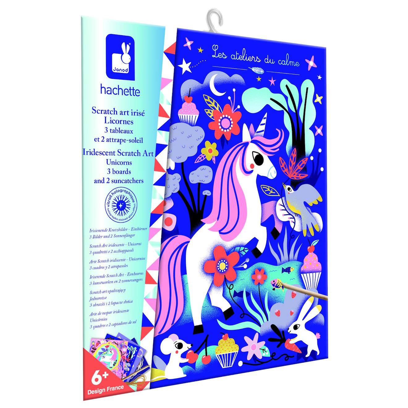 Scratch Art Irisés Licornes Multicolore Scratch Art Irisés Licornes Multicolore