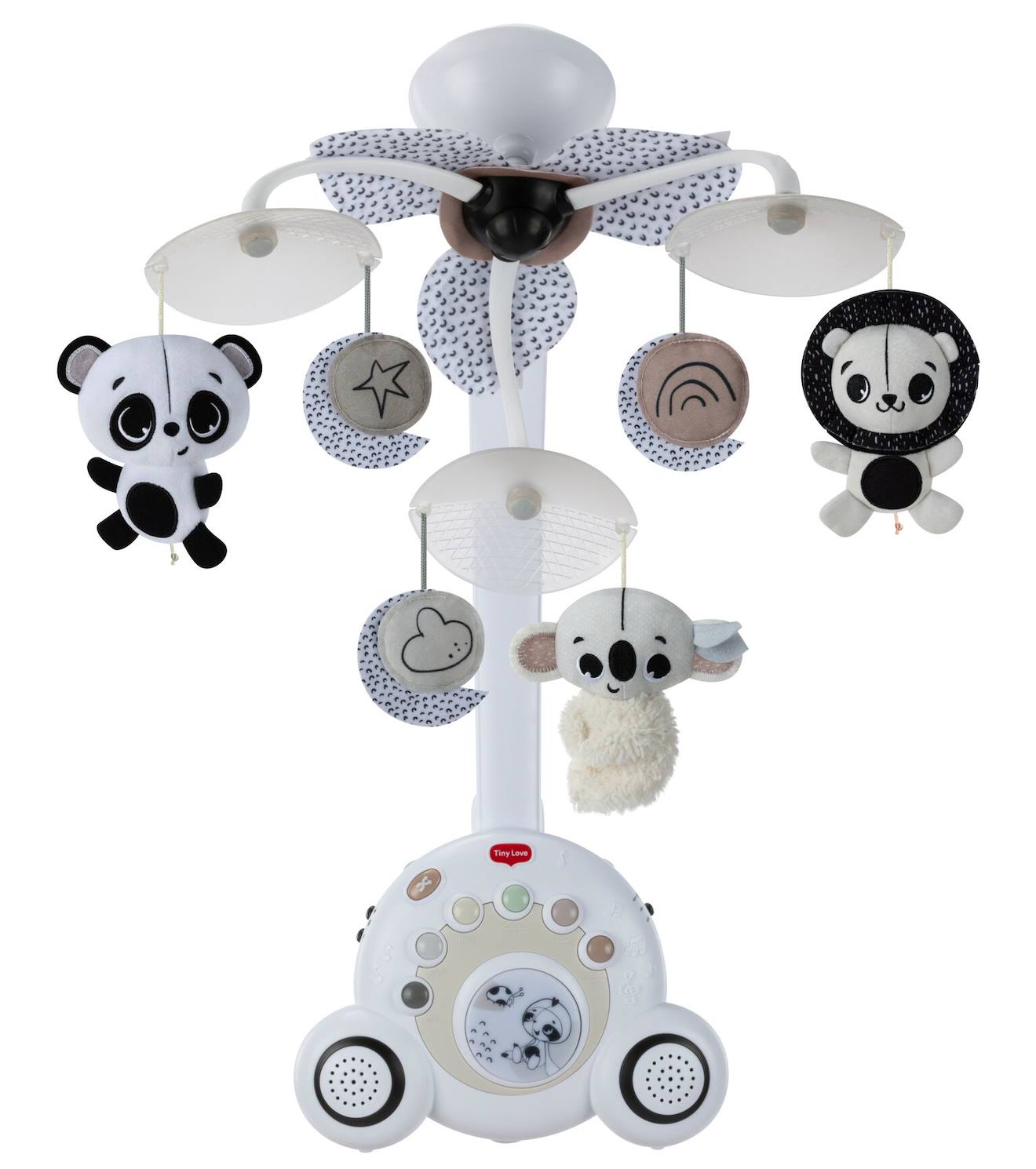 Tiny Love Mobile Bébé Pour Berceau Soothe & Groove Black & White Black & White
