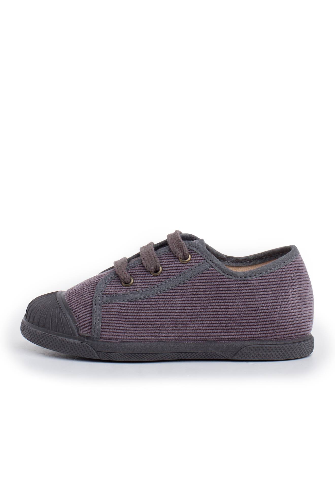Baskets En Velours Ctel Avec Bout En Caoutchouc Gris 40 €