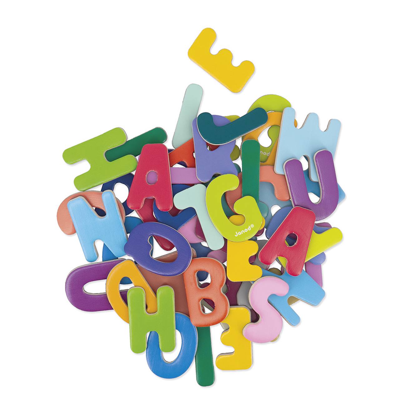 Magnets En Bois Lettres De L'alphabet Multicolore Magnets En Bois Lettres De L'alphabet Multicolore