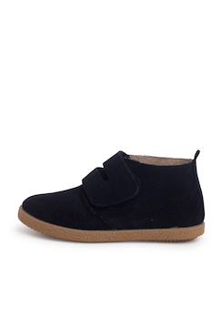 Chaussures-Chaussures garçon 23-38-Bottes en suéde avec large bande adhésive