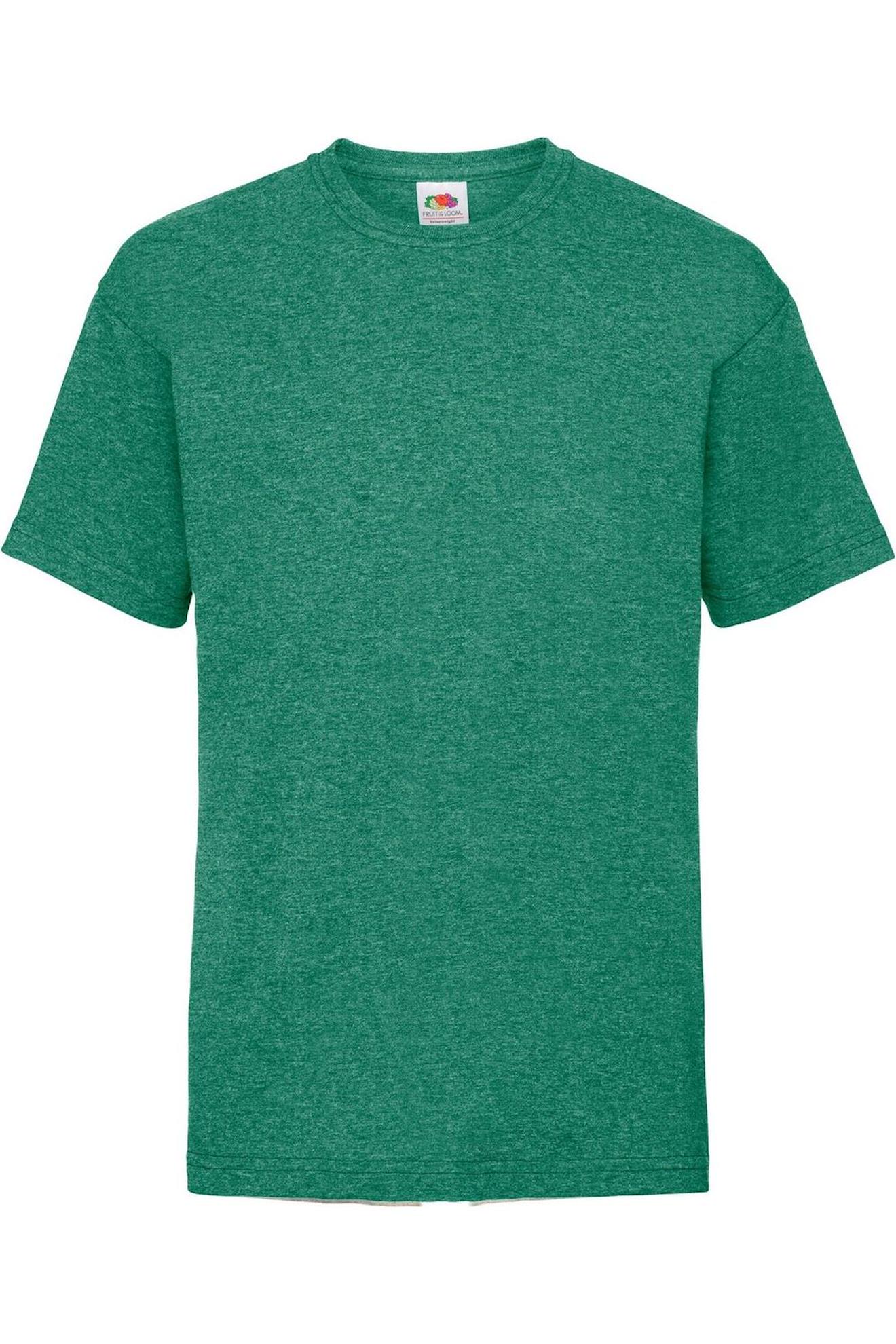 T-shirt Coton Valueweight Vert Chiné T-shirt Coton Valueweight Vert Chiné
