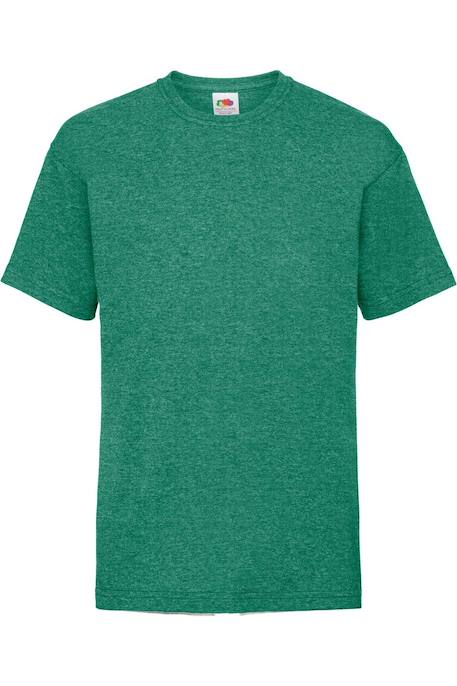 T-shirt coton valueweight Bleu roi chiné+Gris foncé chiné+Vert chiné 5 - vertbaudet enfant 