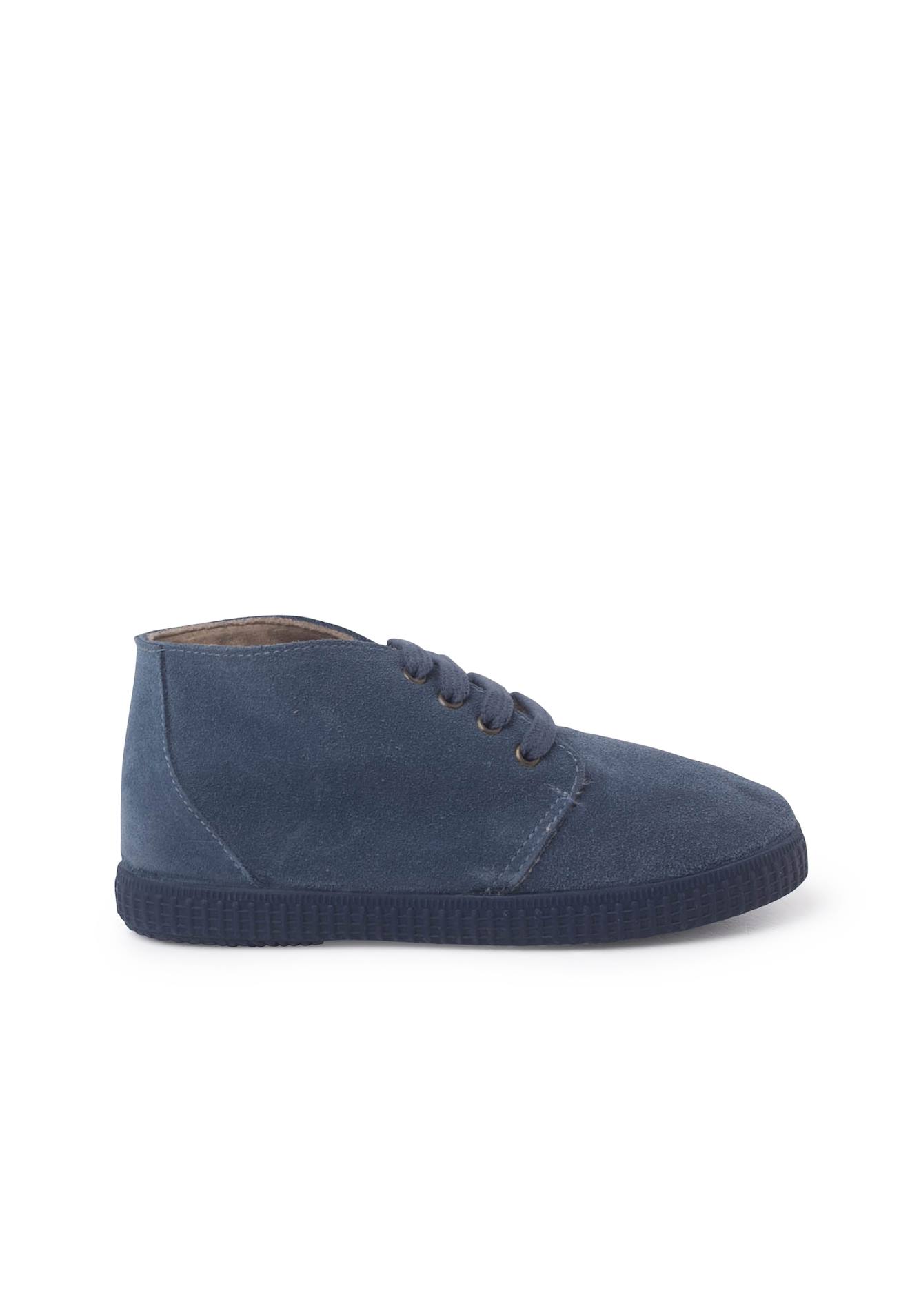 Bottes Fourrées Pour Enfant À Lacets Bleu Bottes Fourrées Pour Enfant À Lacets Bleu