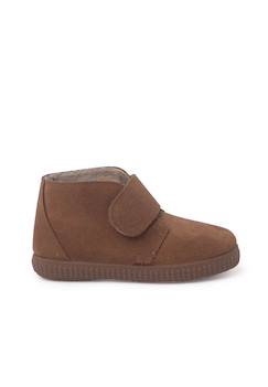 Chaussures-Chaussures fille 23-38-Bottines à brides larges adhérentes en fourrure