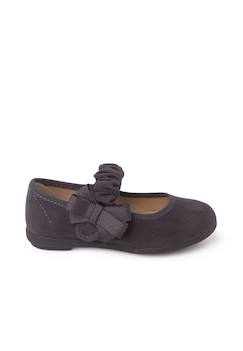 Chaussures-Chaussures babies bride froncée et nœud pour fille