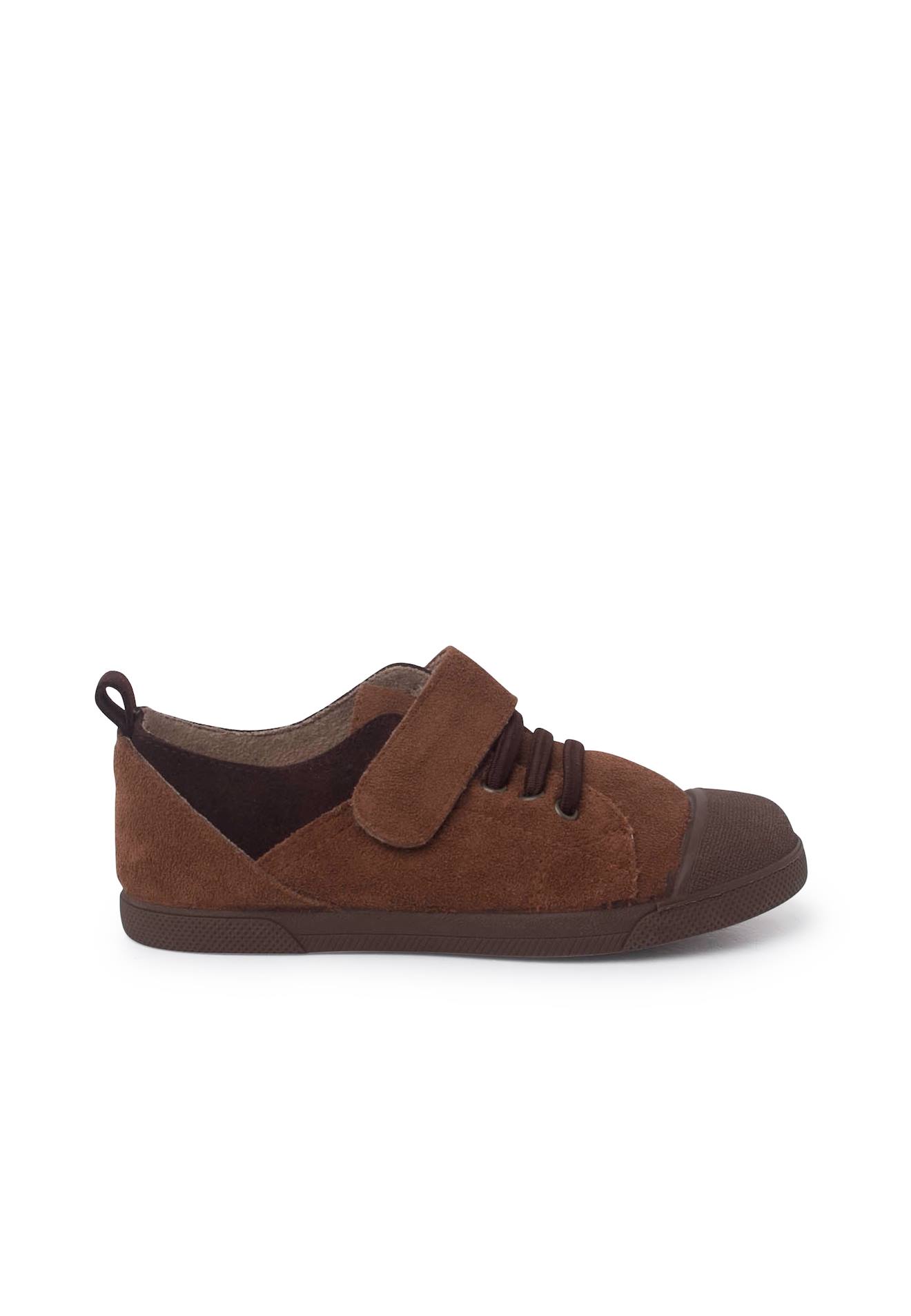 Baskets Avec Fermeture Adhérente Et Laçage Élastique Camel