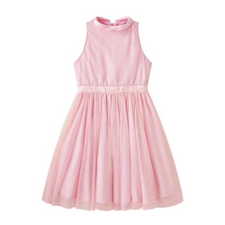 Robe demoiselle d'honneur   poudré avec noeud dos   hepburn  - vertbaudet enfant