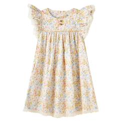 Robe cérémonie  fleurie liberty   appoline  - vertbaudet enfant