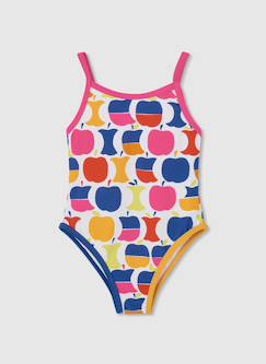 -Maillot de bain fille imprimé pommes
