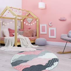 Linge de maison et décoration-Tapis enfant tissé cloudy