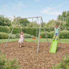 -Portique métal 2,20 m axion raphael - 5 enfants