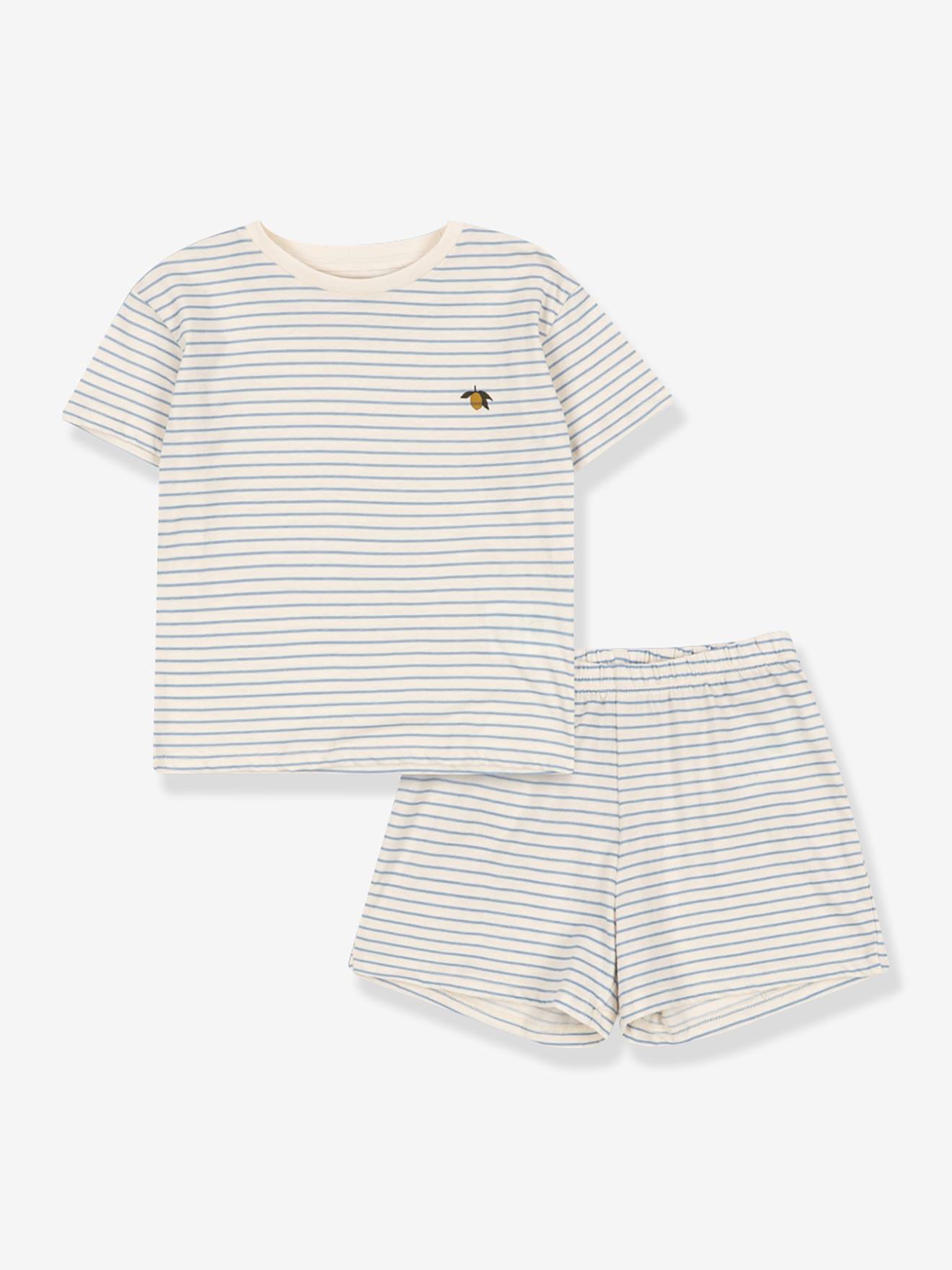 Ensemble t-shirt short enfant bleu ciel