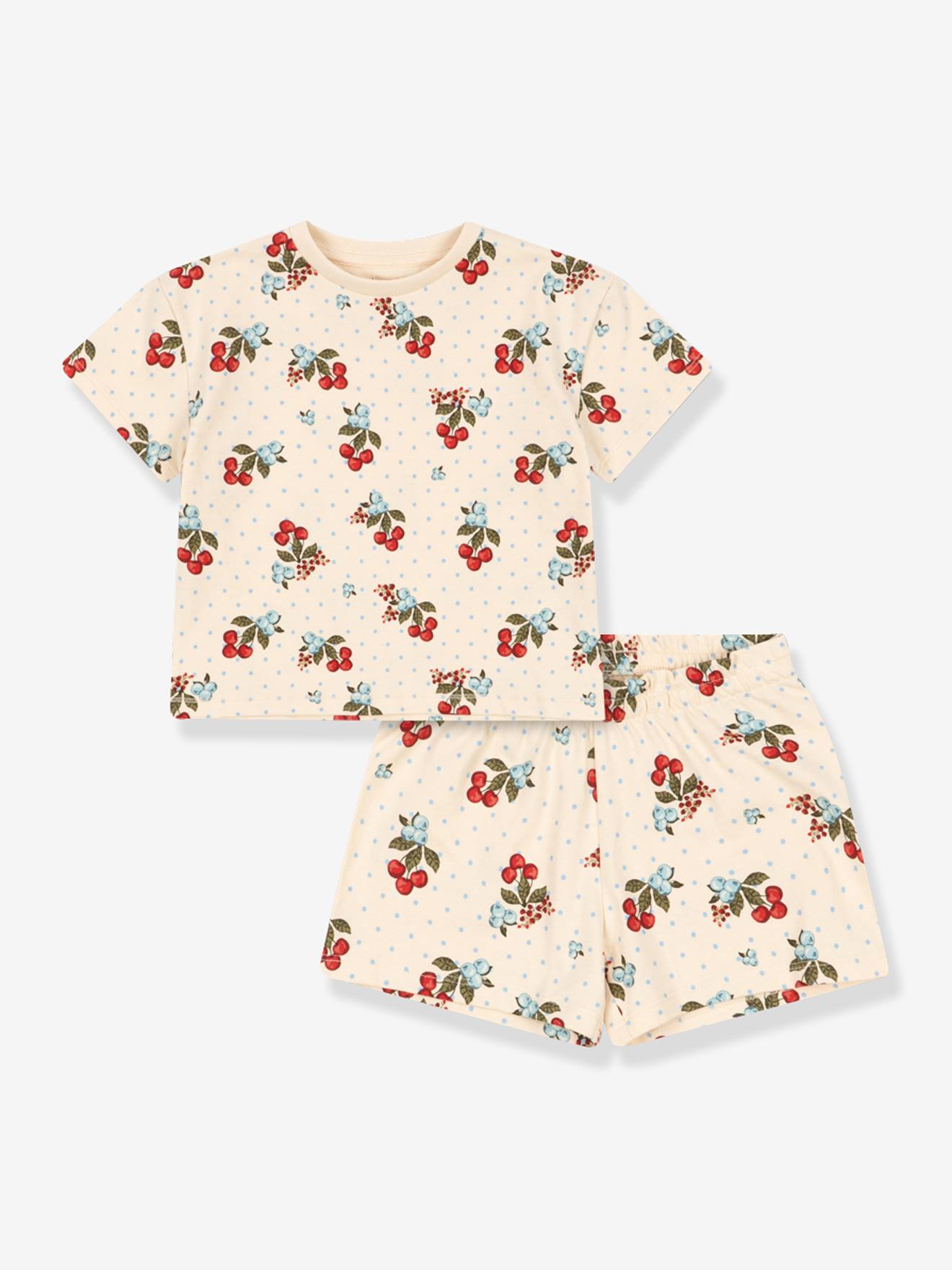 Ensemble t-shirt short enfant rouge
