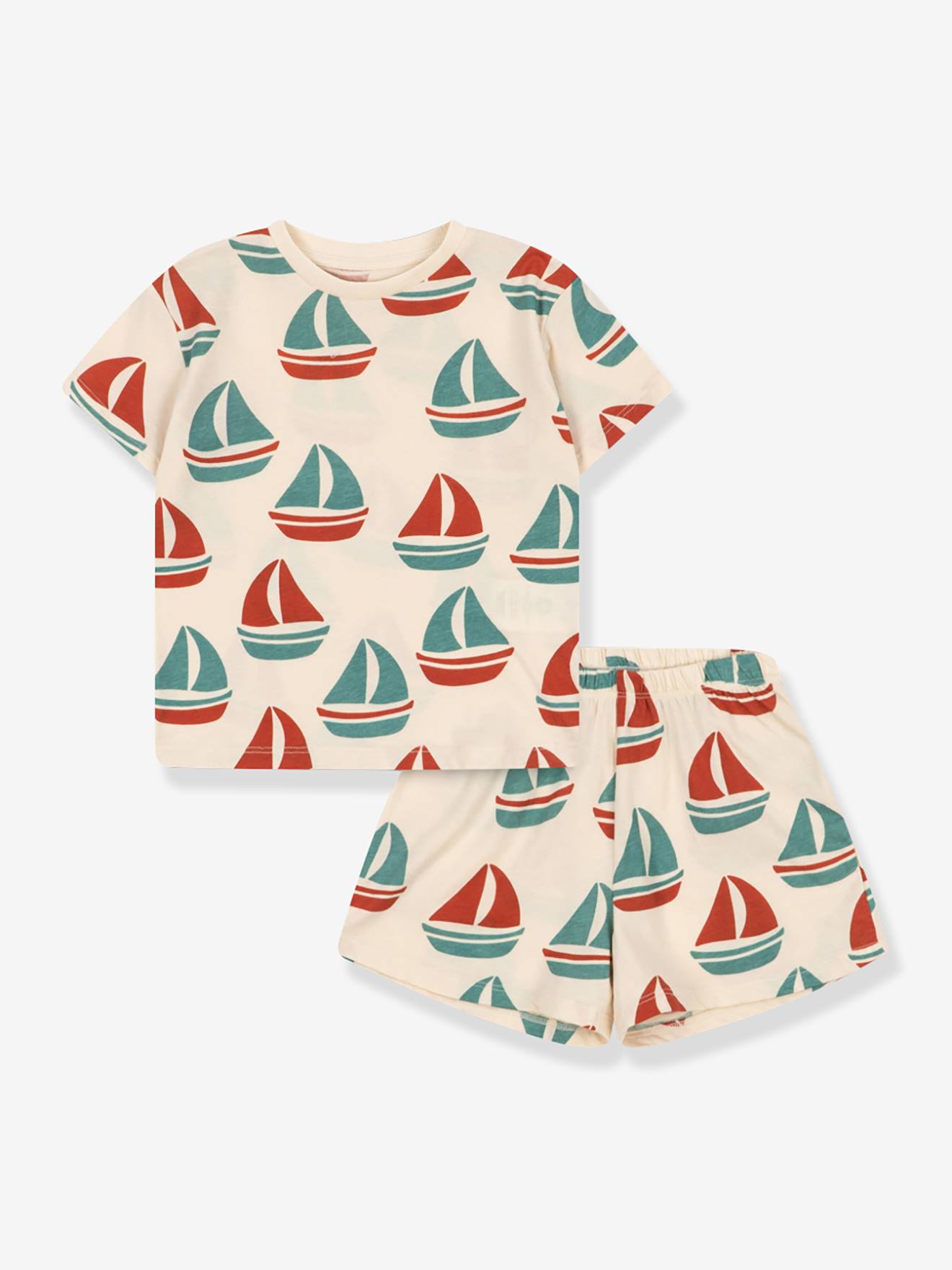 Ensemble t-shirt short enfant rouge